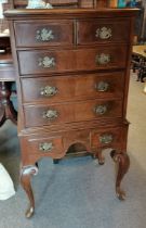 A Queen Anne Style Chest of Drawers