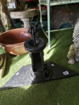 Antique garden pump