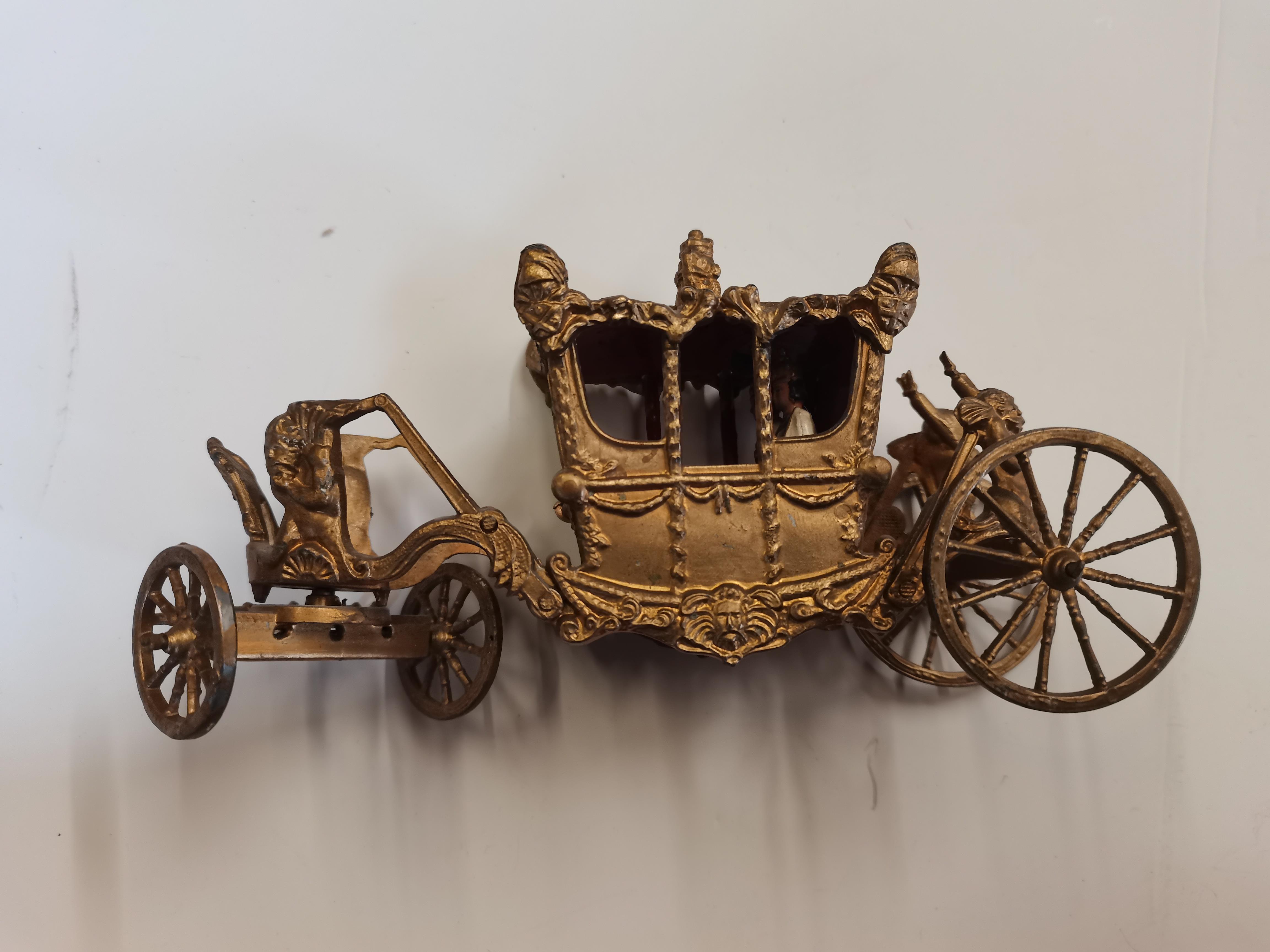 x2 boxed Royal Carriages "Britains Historical Series" and metal toys - animals, petrol pumps, etc BY - Image 12 of 13