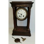 A Regency style mantel clock