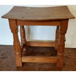 Robert Thompson, a Mouseman oak stool