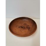 Robert Thompson, a Mouseman oak fruit bowl