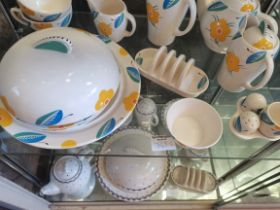 Susie Cooper Design for Wedgwood Yellow Daisy items and Polka dot items