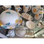 Susie Cooper Design for Wedgwood Yellow Daisy items and Polka dot items