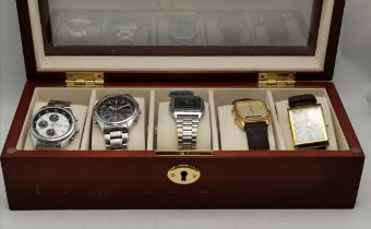 Five assorted gentleman's wristwatches