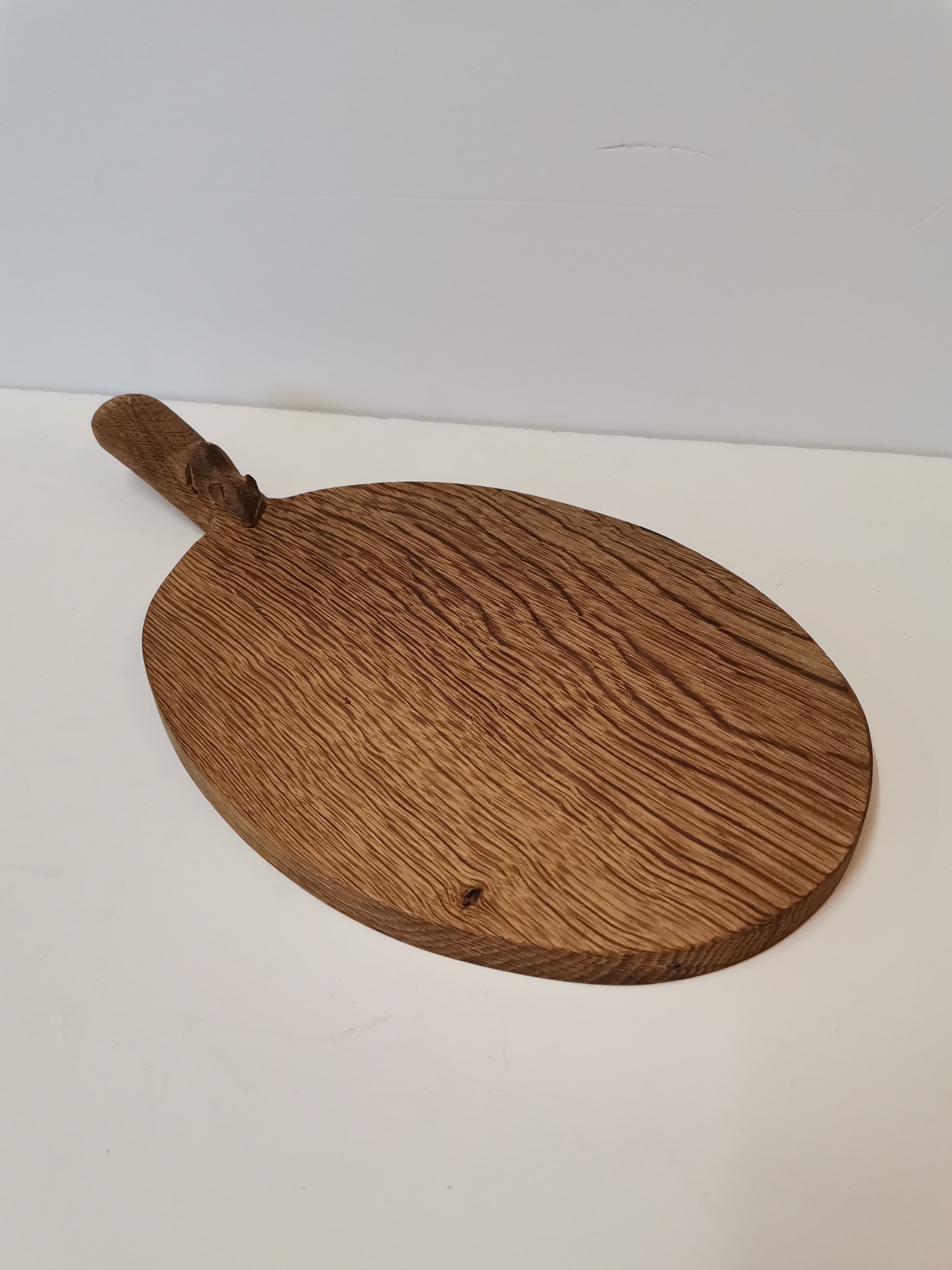 Robert Thompson, a Mouseman oak cheese board