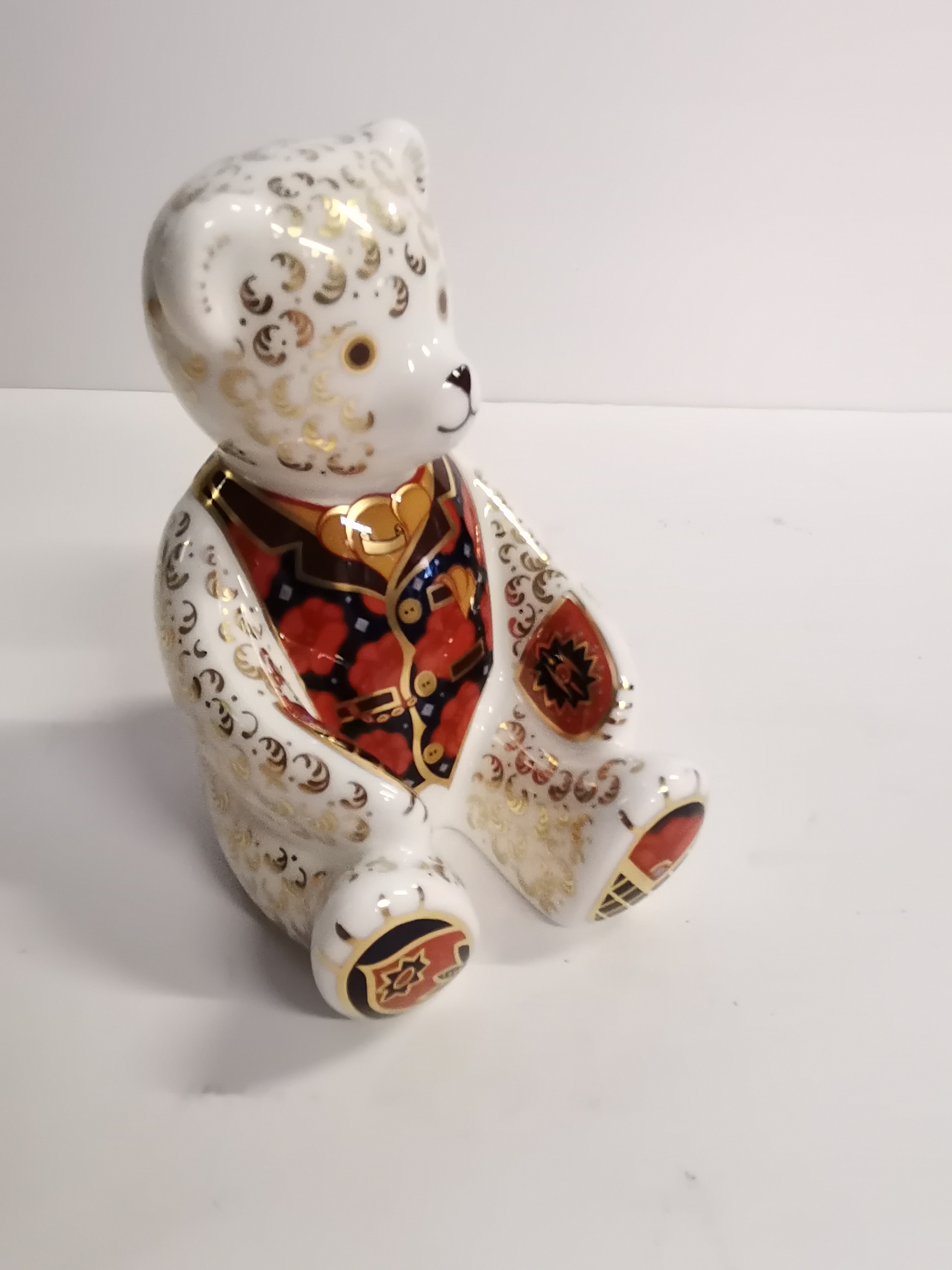 Royal Crown Derby 'Debonair Bear' Collector's Guild Exclusive plus Drummer Teddy Paperweight (III) - Image 5 of 7