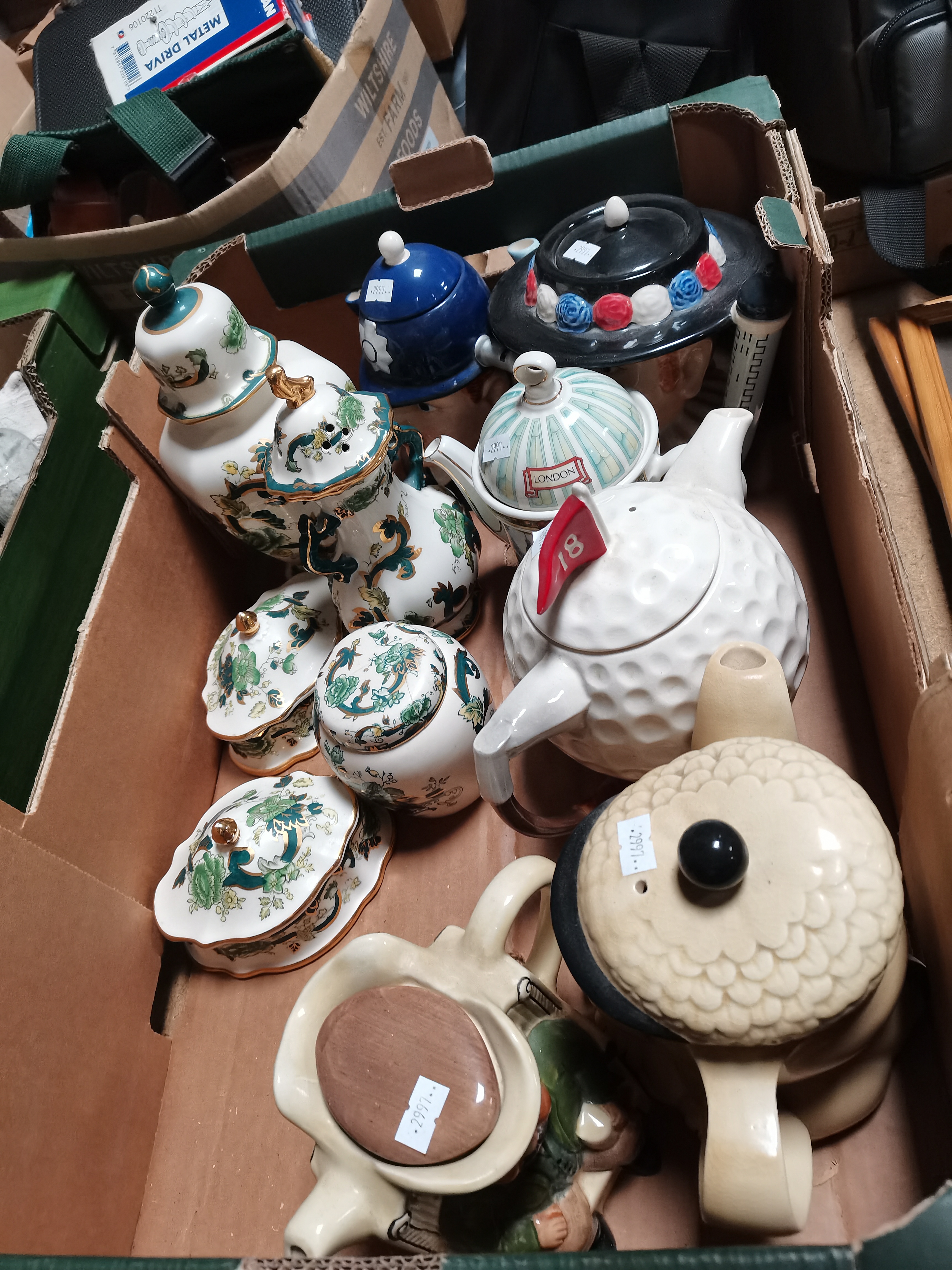 1 Box Misc ceramics and silver plated items - Image 2 of 4