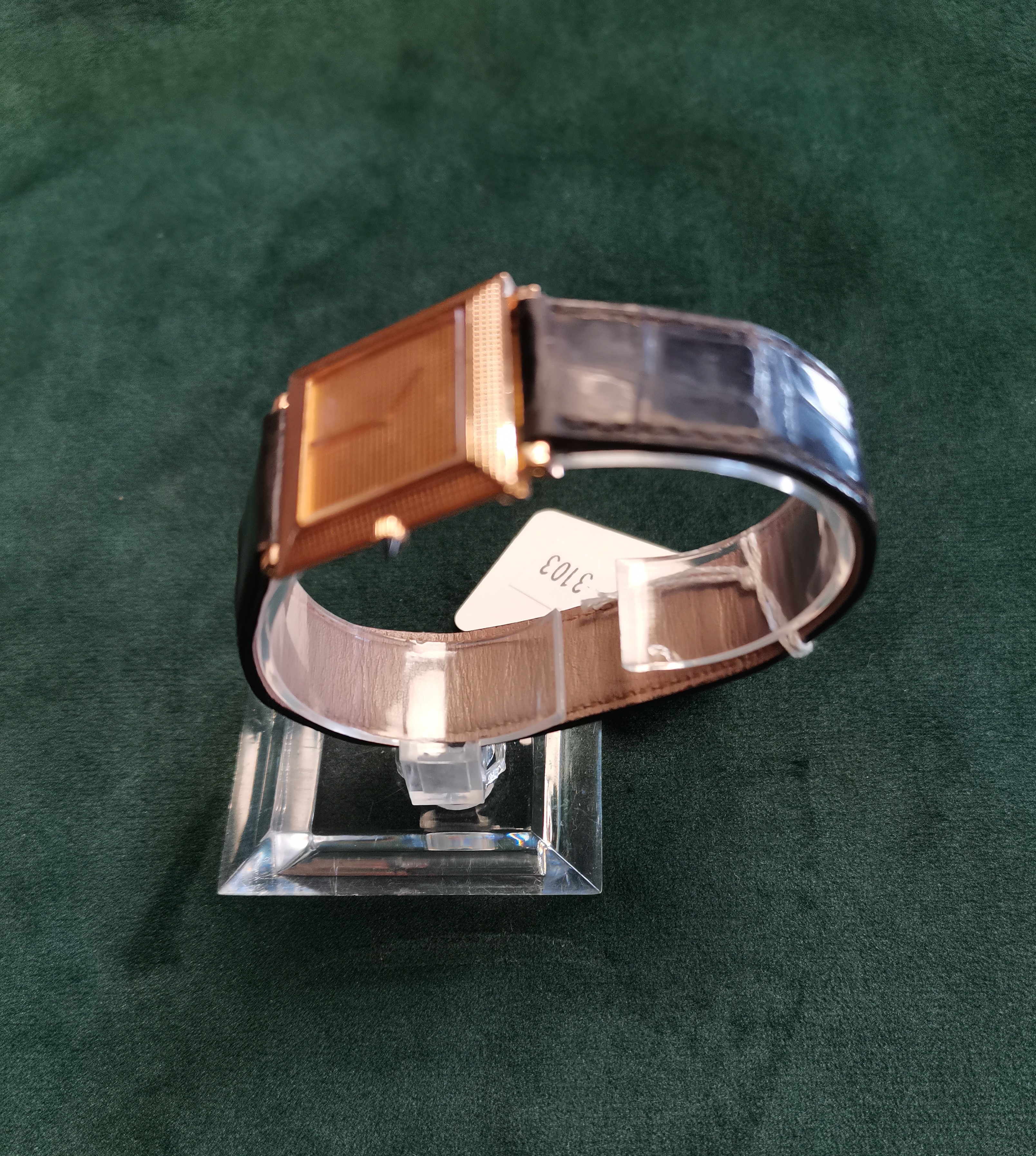 An 18 carat gold Boucheron 'Carrée' wristwatch - Image 19 of 19