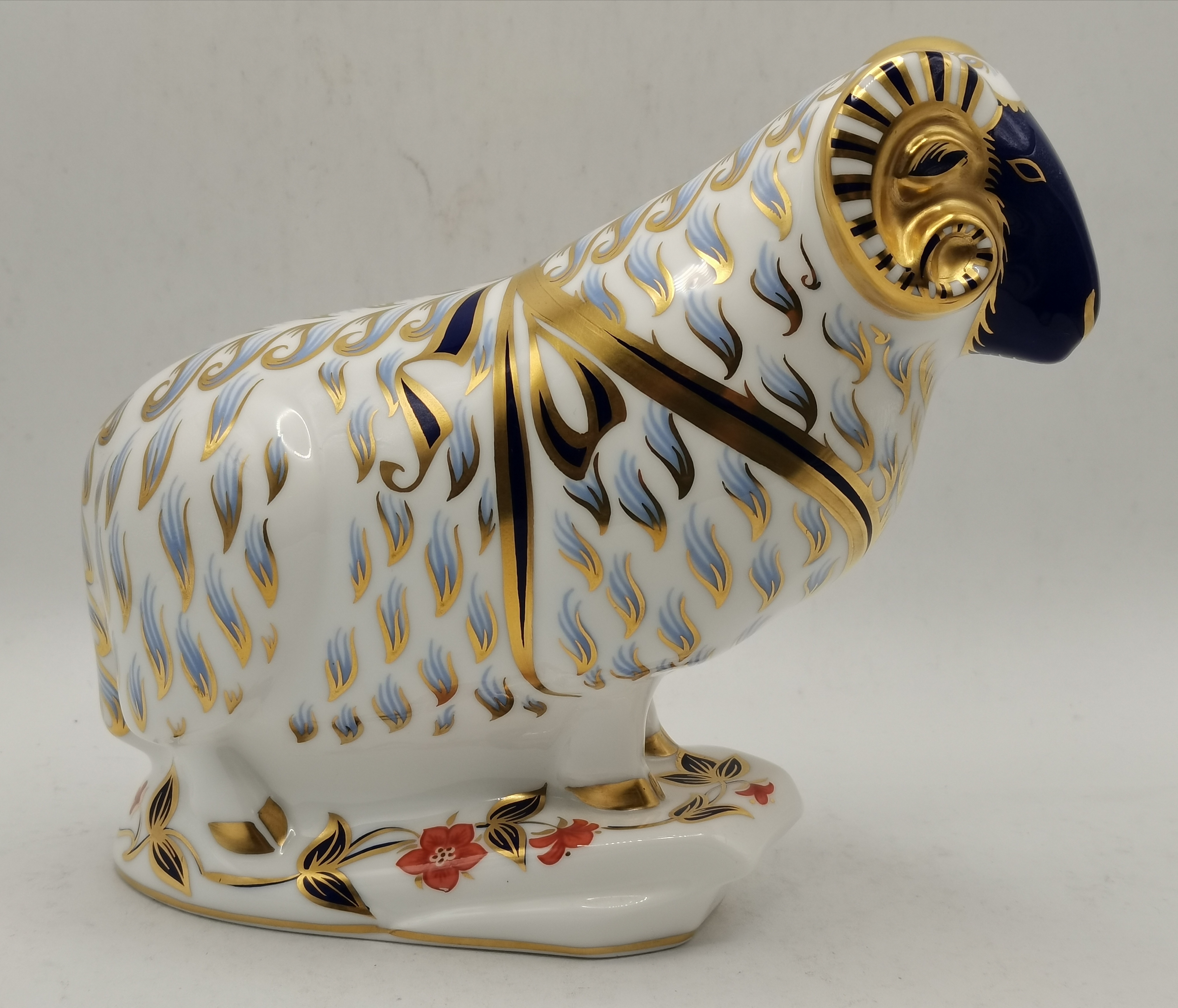 Royal Crown Derby Ram Paperweight