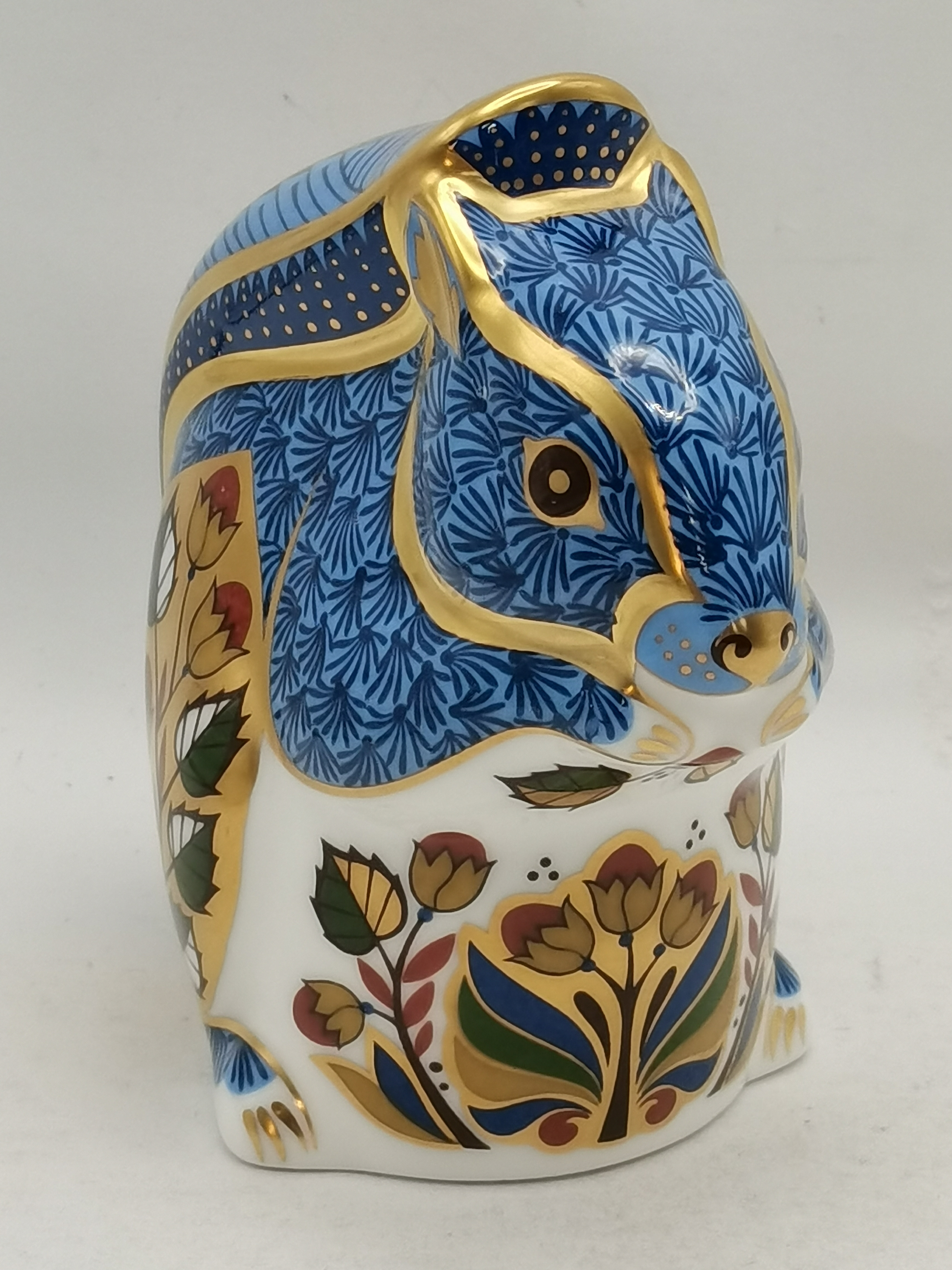 Royal Crown Derby Paperweight - Debenhams Squirrel (Blue) - Image 2 of 2