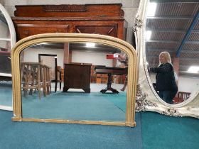 Overmantel Gilt framed mirror