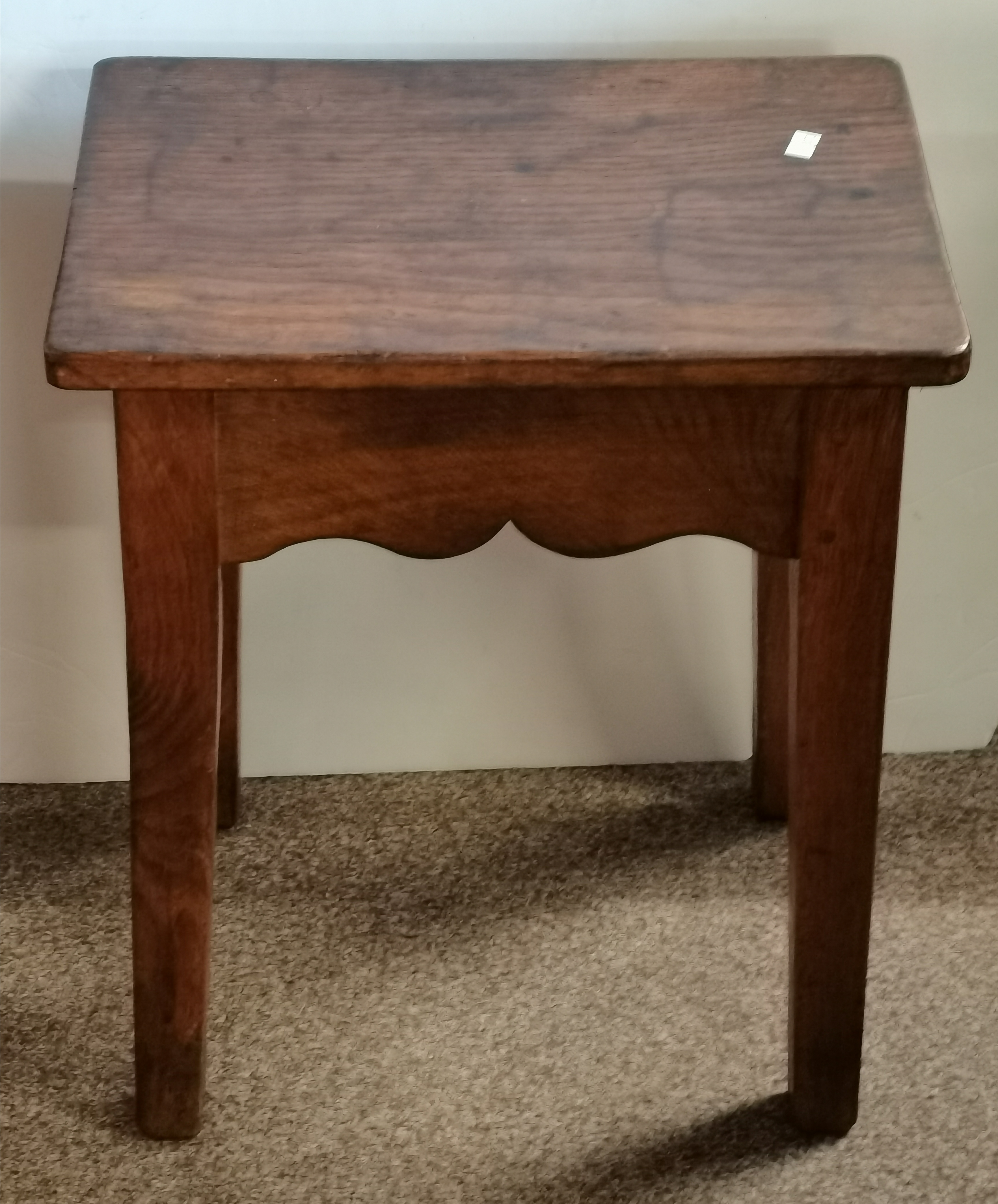 Fred Suffield, an Oakleafman oak occasional table or stool