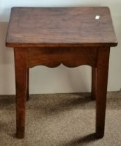 Fred Suffield, an Oakleafman oak occasional table or stool