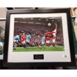 A signed coloured photo of WAYNE ROONEY A GOAL TO