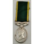 A George VI Territorial Efficiency Medal