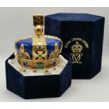 Royal Crown Derby The Blue Crown Paperweight
