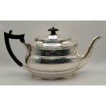 A George V silver teapot