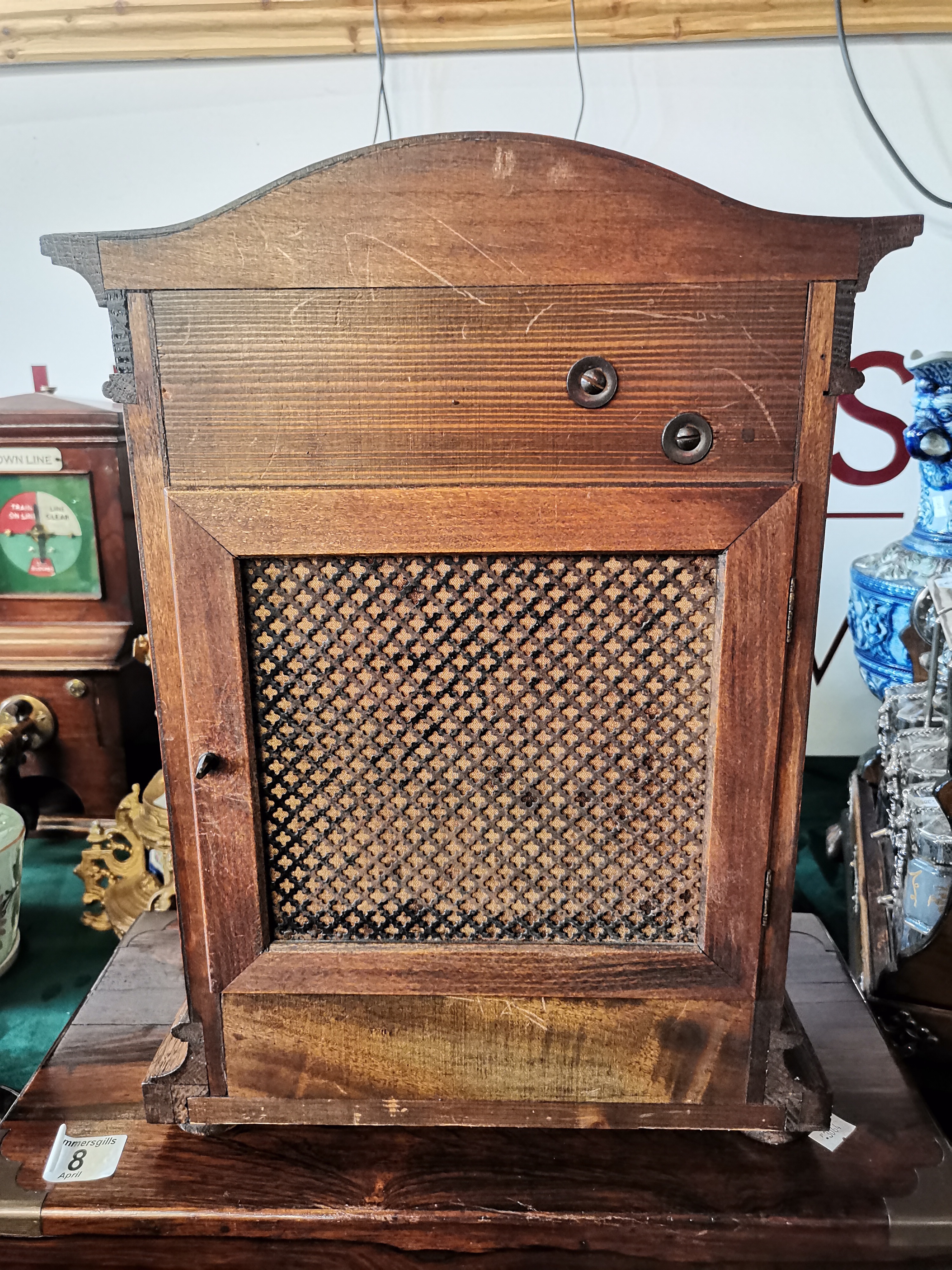 A 19th Century Kienzle oak bracket clock - Image 5 of 7