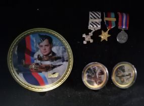 'Group Captain Sir Douglas Bader' commemorative coin and medal set