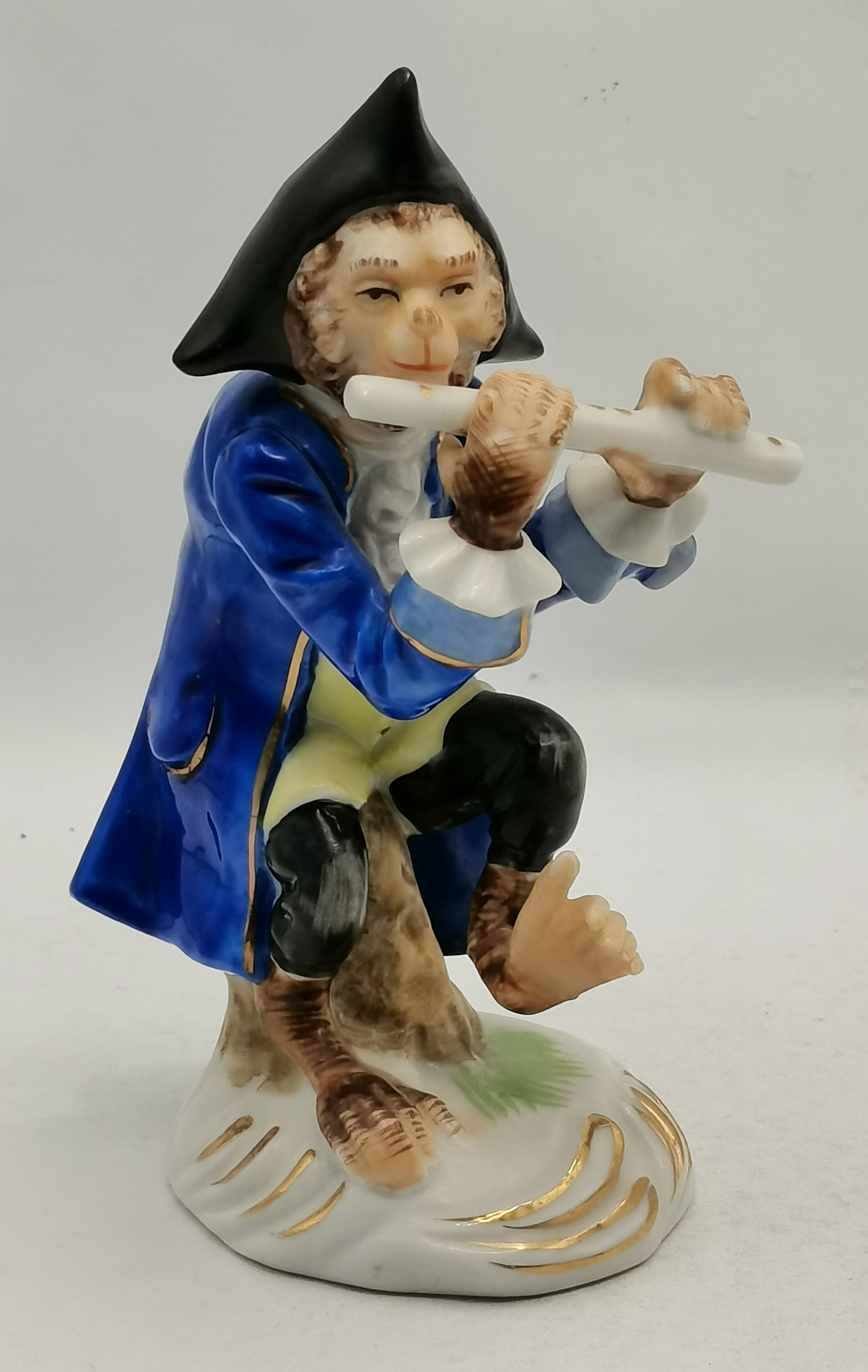 Seven porcelain monkey band figures, c.1950s - Image 9 of 9