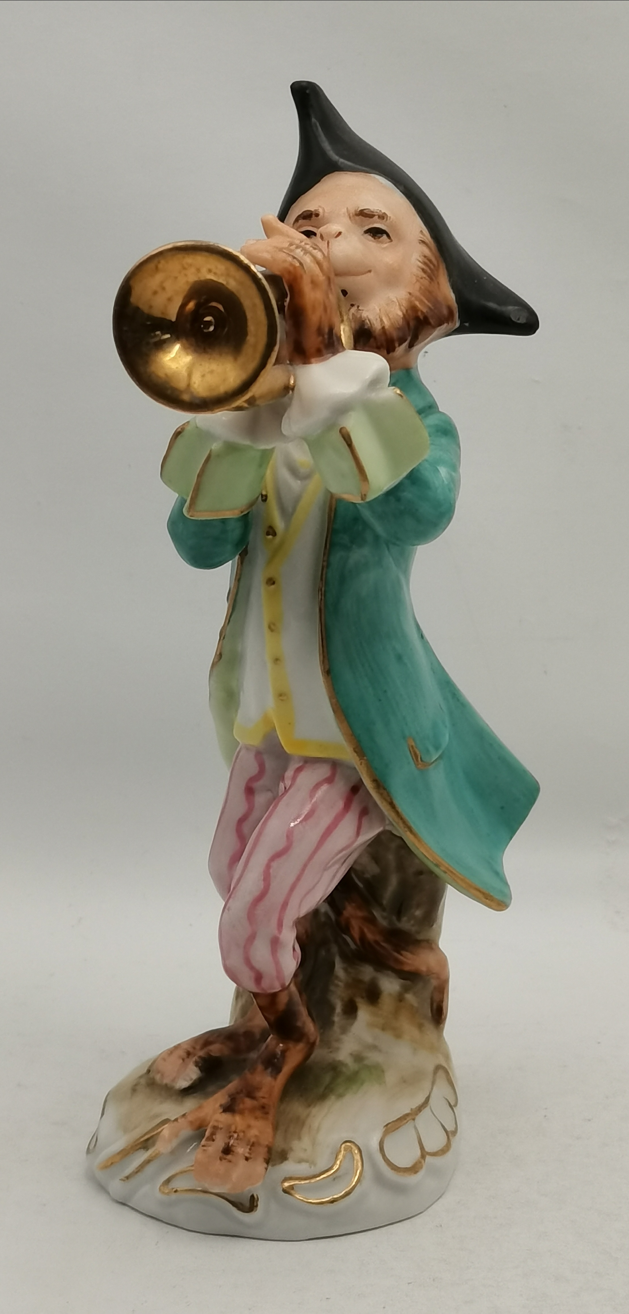 Seven porcelain monkey band figures, c.1950s - Image 5 of 9