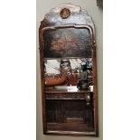 A magnificent pair of burr walnut wall mirrors