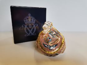 Royal Crown Derby Dragon of Happiness Paperweight