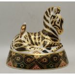 Royal Crown Derby Zebra Paperweight