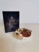 Royal Crown Derby The Dappled Quail Paperweight