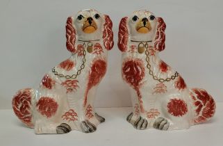 A Pair of Staffordshire dogs