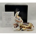 Royal Crown Derby Paperweight - Donkey 'Thistle' Limited Edition
