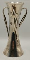 An Art Nouveau silver vase