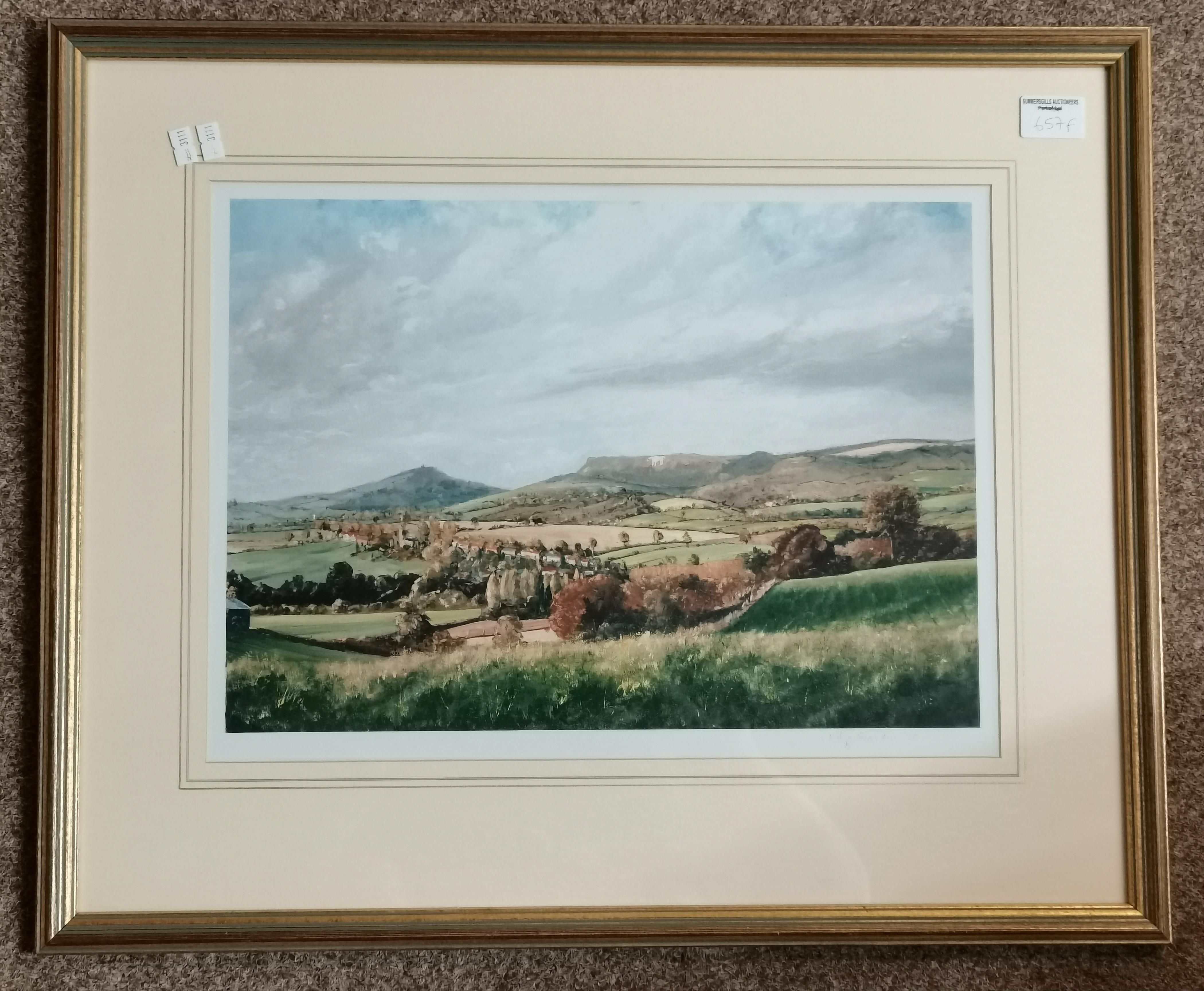 The White Horse, Kilburn, a framed print