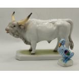 Two Herend animal figures, mid-20th Century