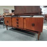 A 1.8m long teak G PLAN style sideboard