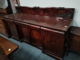 A William 4th mahogany sideboard 2m long