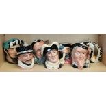 x7 Royal Doulton Toby Jugs