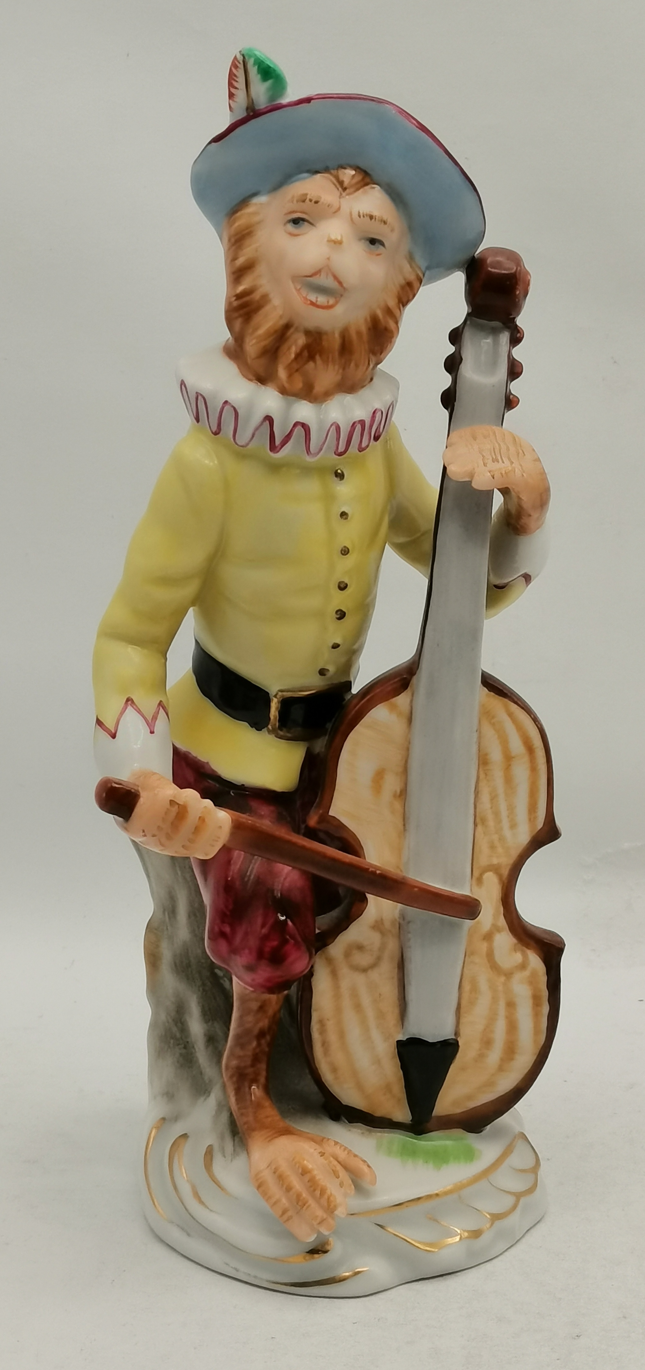 Seven porcelain monkey band figures, c.1950s - Image 3 of 9