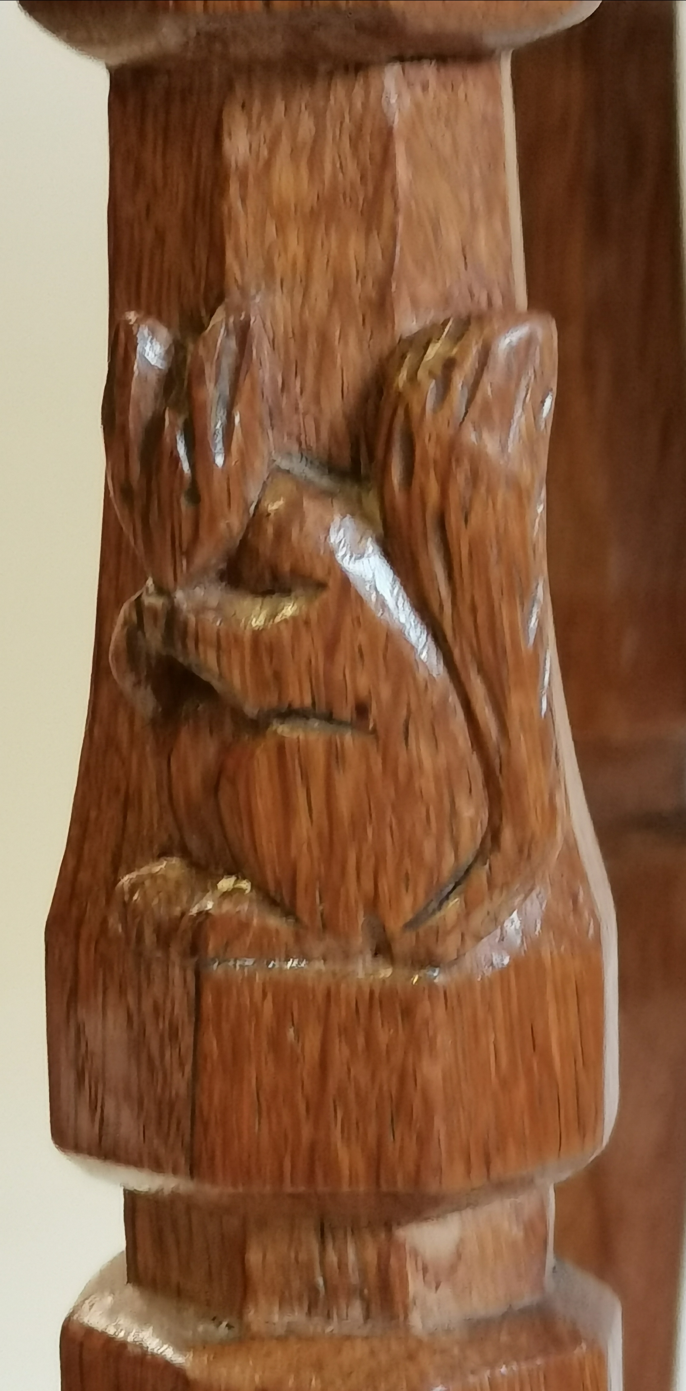 Wilfred Hutchinson, a Squirrelman oak stool - Image 2 of 4