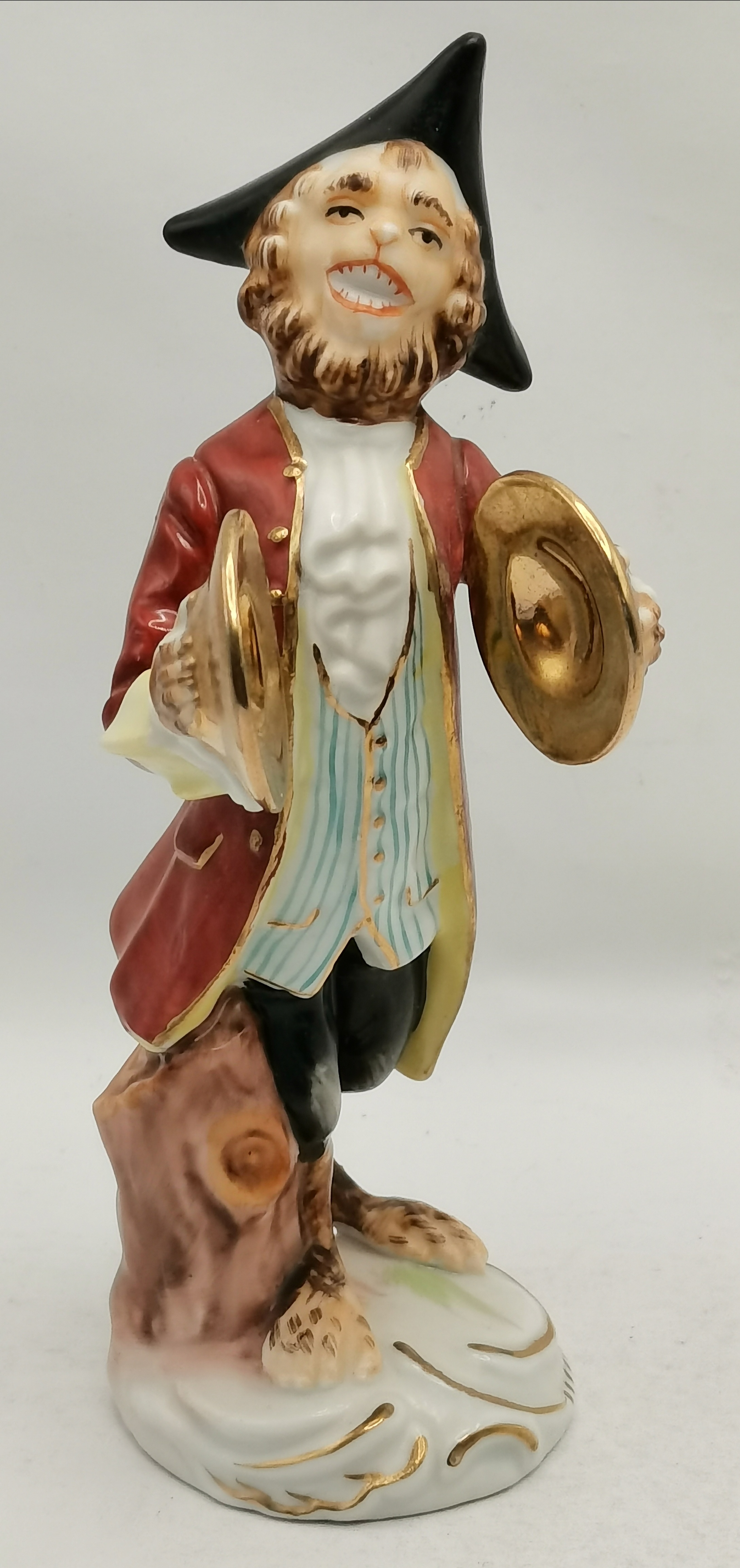 Seven porcelain monkey band figures, c.1950s - Image 4 of 9