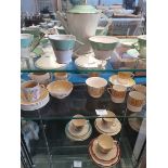 Vintage / retro tea sets incl x3 Clarice Cliff Queen Elizabeth Coronation tea cup, saucer & plates