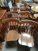 x6 pine kitchen chairs