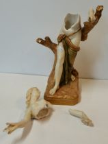A Royal Worcester figure, 'The Bather Surprised'