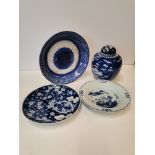 A group of Chinese blue and white ceramics