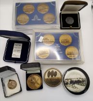 'The History of the Railways' medallions, etc.