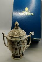 Royal Worcester 'Heritage Collection' Twin Handled pot pourri vase