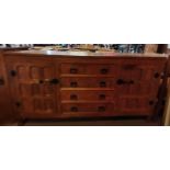 Sid Pollard, an early Yorkshire oak 5ft oak sideboard