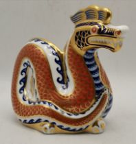 Royal Crown Derby Dragon Paperweight