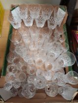A collection of Crystal Glasses